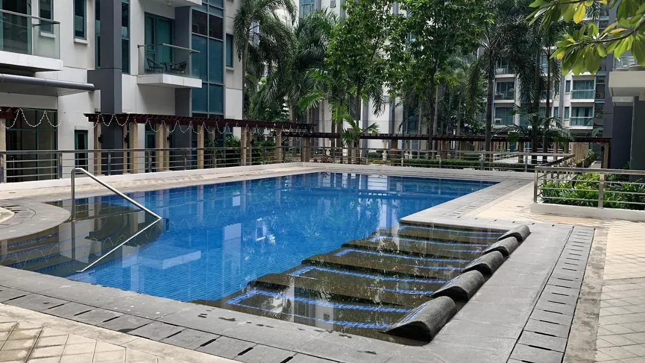 Two Palm Tree Villas Condominium - Studio 8Th Fl With Balcony - Across Terminal 3 Airport Pasay Aparthotel
